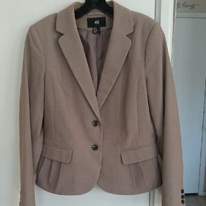 H&M Women's Elegant Tan Blazer